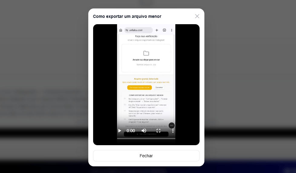 Screenshot da versão 1.0.5